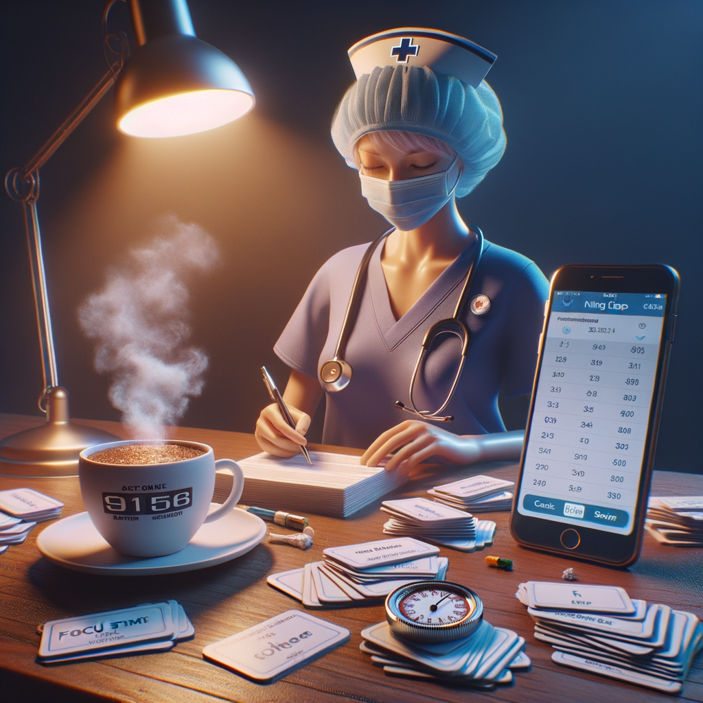 Time management study visual