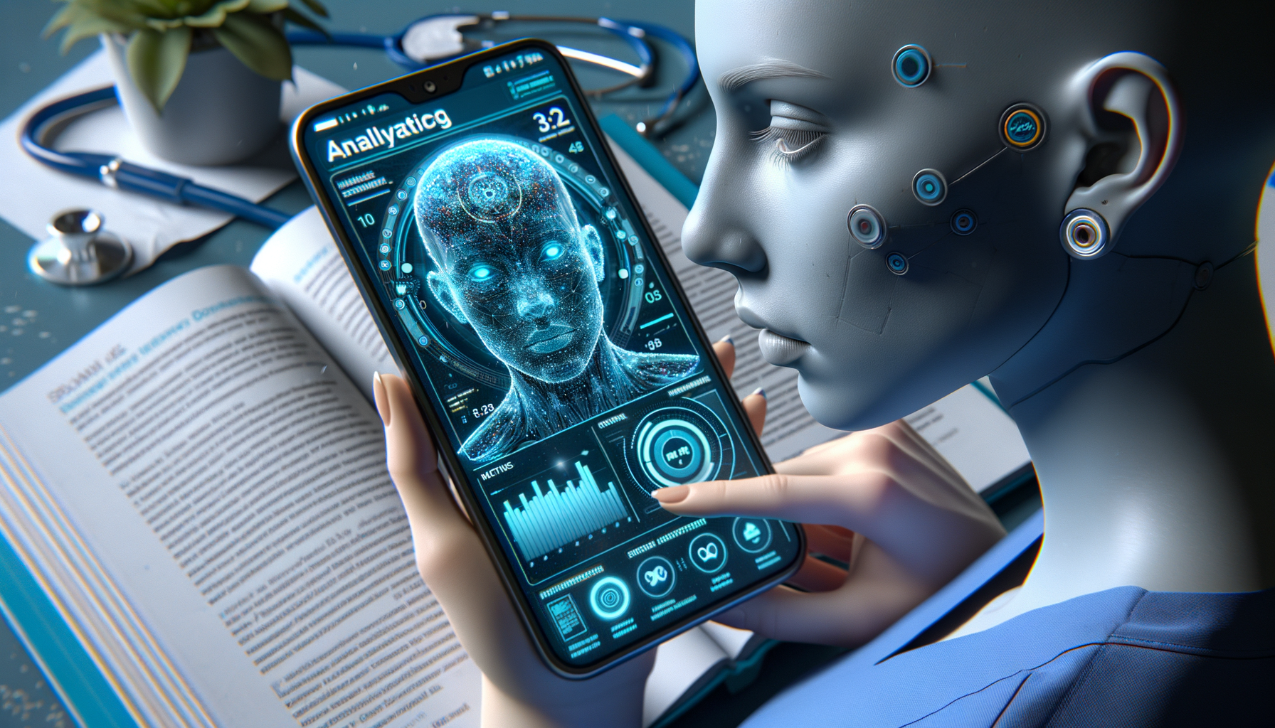 NCLEX readiness analytics dashboard on phone